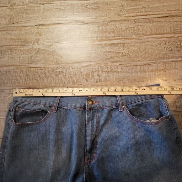 Courage Roughwear Denim Shorts Mens 43 Blue Jeans Casual Streetwear Urban - Picture 6 of 10